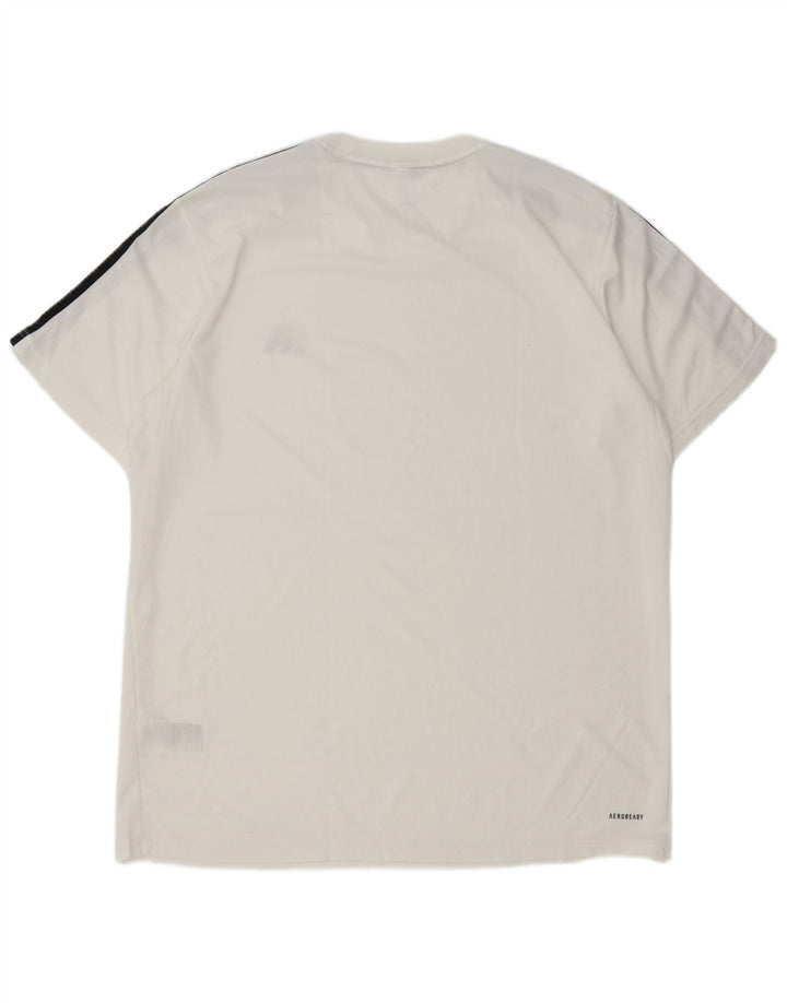 Adidas Hombre Aeroready Camiseta Top XL Blanco Poliéster