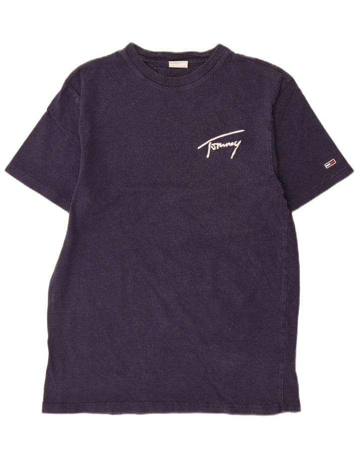 Tommy Hilfiger Camiseta gráfica para hombre Algodón azul marino mediano