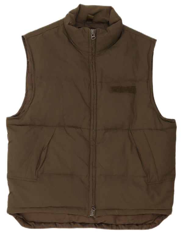 Wrangler Chaleco acolchado para hombre UK 40 Large Khaki