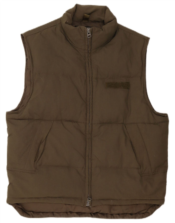 Wrangler Chaleco acolchado para hombre UK 40 Large Khaki