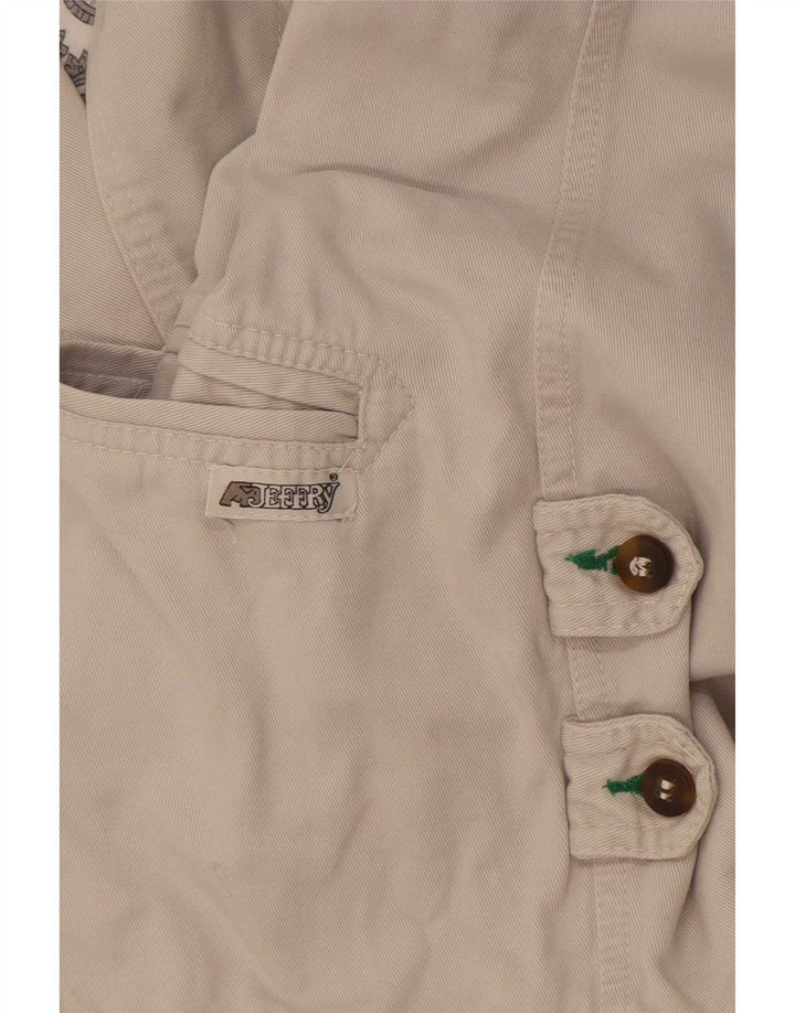 Vintage hombres 2 botones Blazer chaqueta Reino Unido 40 grande blanco
