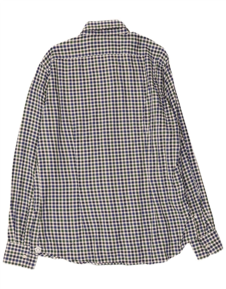 Camisa de franela para hombre Al Duca D'Aosta Talla 42 16 1/2 Grande Multicolor