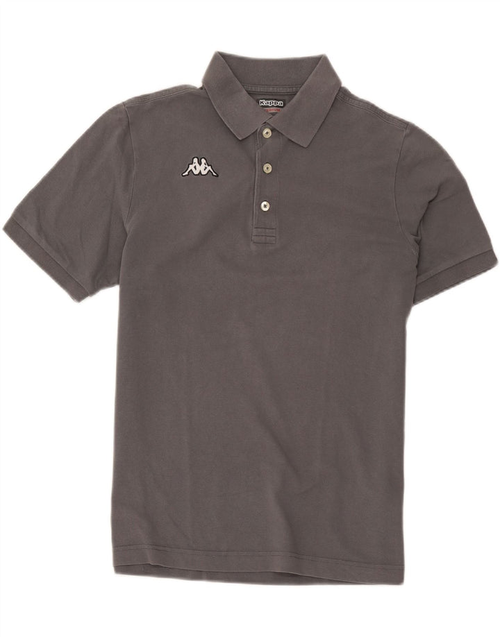 Polo Kappa Hombre De Algodón Gris Medio