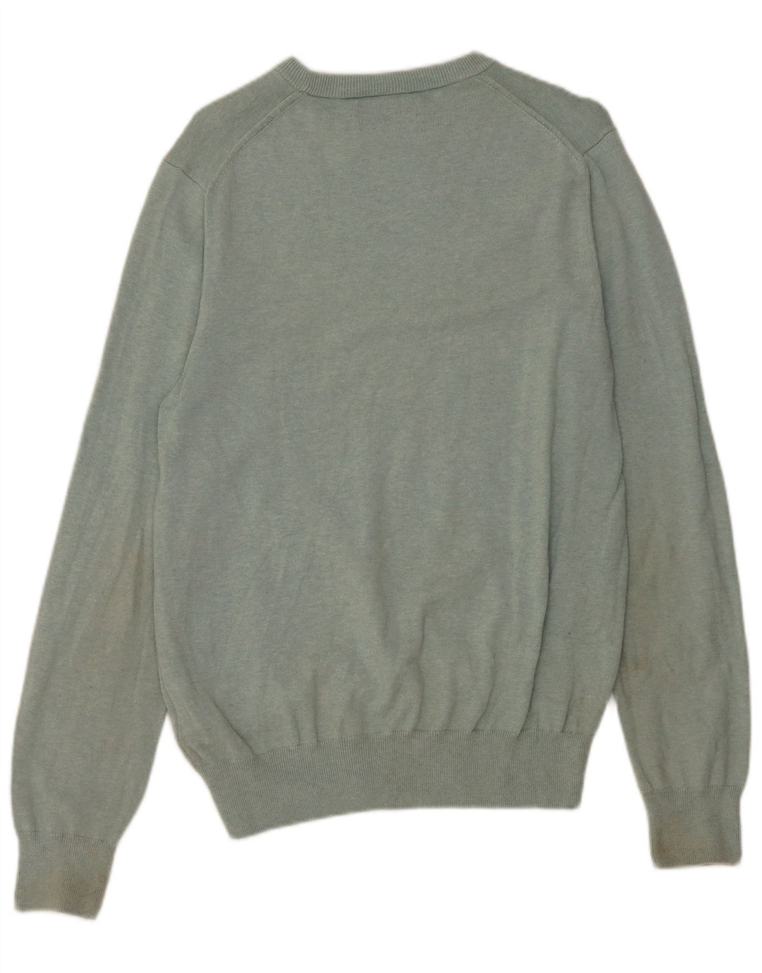 Marks & Spencer Jersey con cuello barco para hombre de algodón verde medio