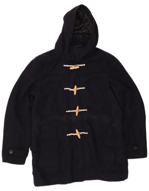 CEDARWOOD STATE Trenca con capucha para hombre UK 40 Grande Poliéster azul marino