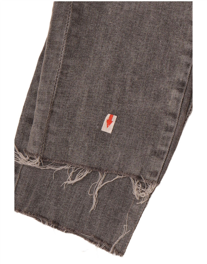Zara Jeans Cortos Mujer EU 40 Medium W30 L24 Gris