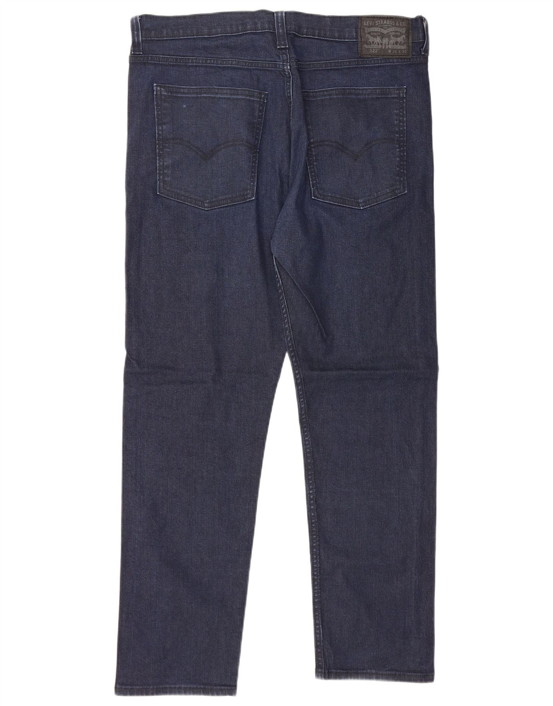 LEVI'S Vaqueros cónicos 522 para hombre W36 L32 Algodón azul marino
