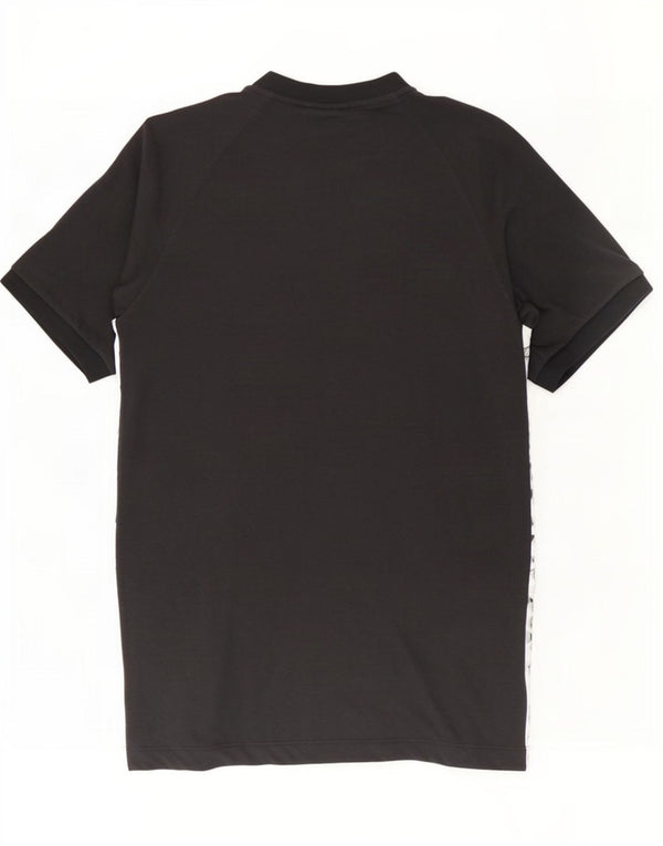 Adidas Hombre Camiseta Gráfica Top Small Negro Colorblock Poliéster