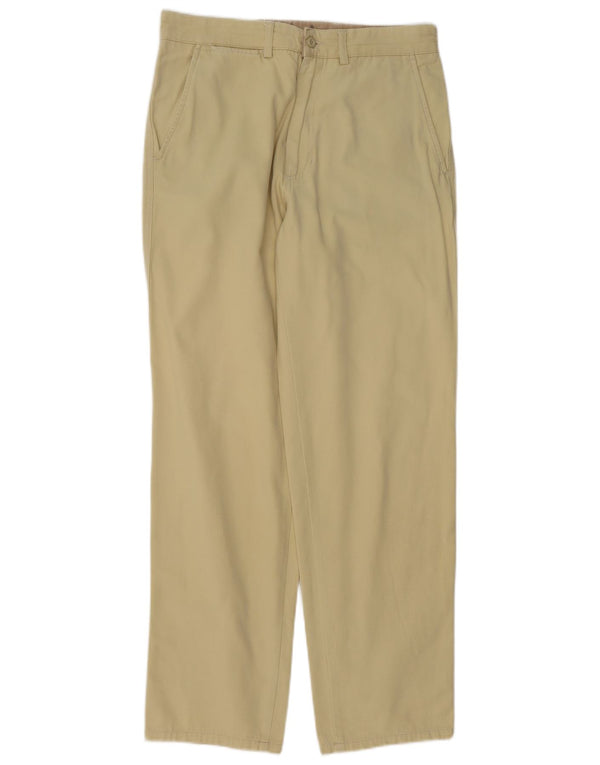 Pantalón chino recto Avirex para hombre W31 L31 Algodón beige