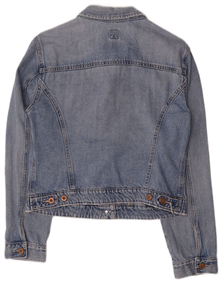 GAP Chaqueta vaquera corta para mujer UK 46 Algodón azul grande
