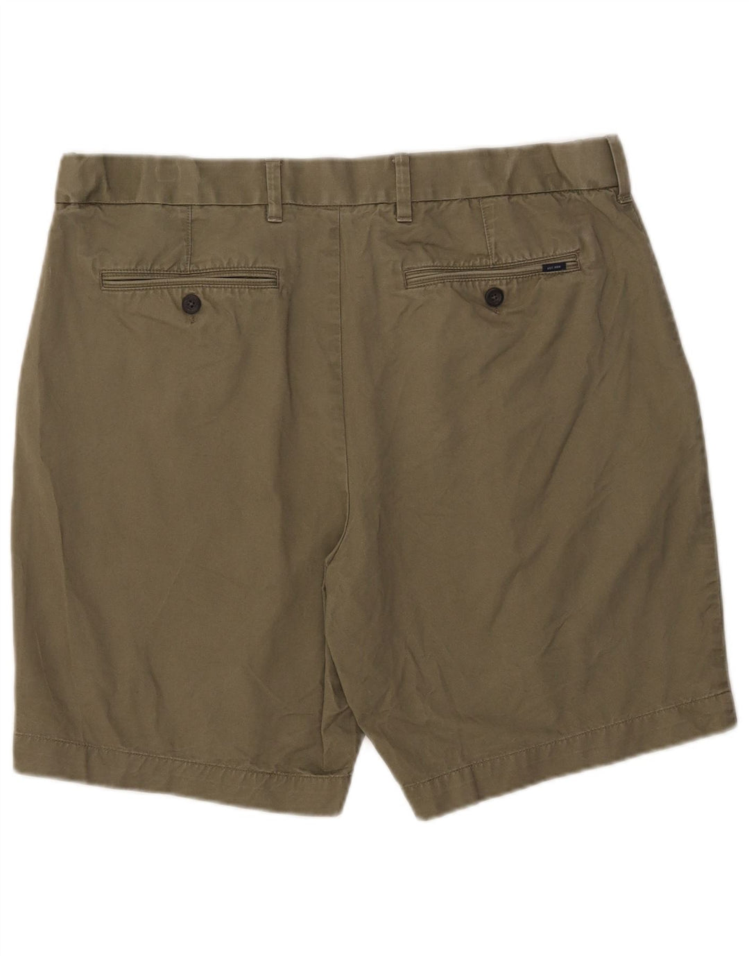Marks & Spencer Pantalones cortos chinos para hombre W38 XL Algodón verde