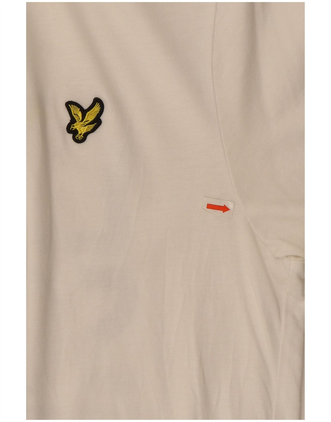 Lyle & Scott Camiseta gráfica para hombre Top de algodón blanco mediano