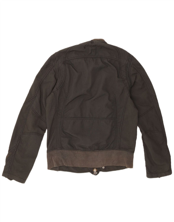 Diesel Chaqueta Militar Mujer UK 40 XL Nylon Negro