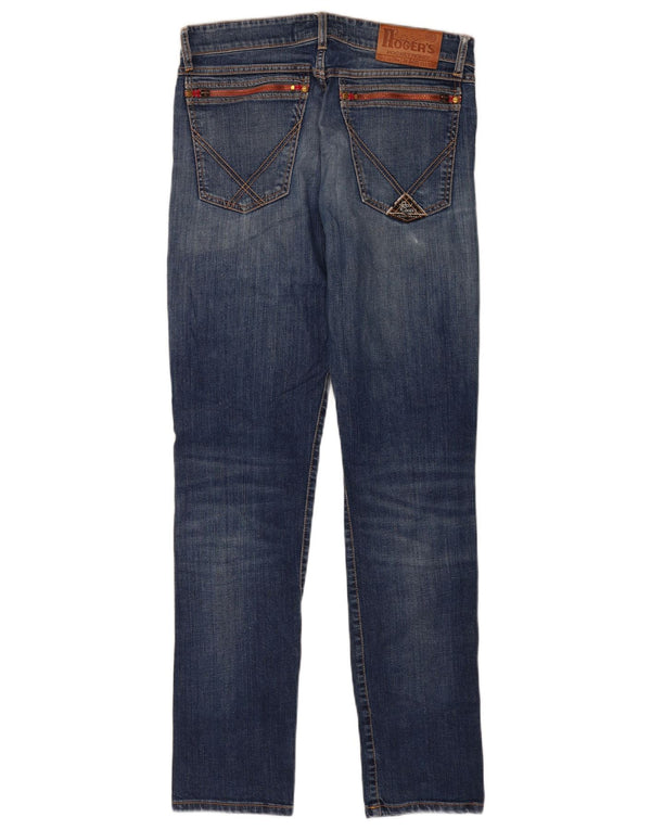 Roy Rogers Vaqueros ajustados para hombre W32 L32 Algodón azul