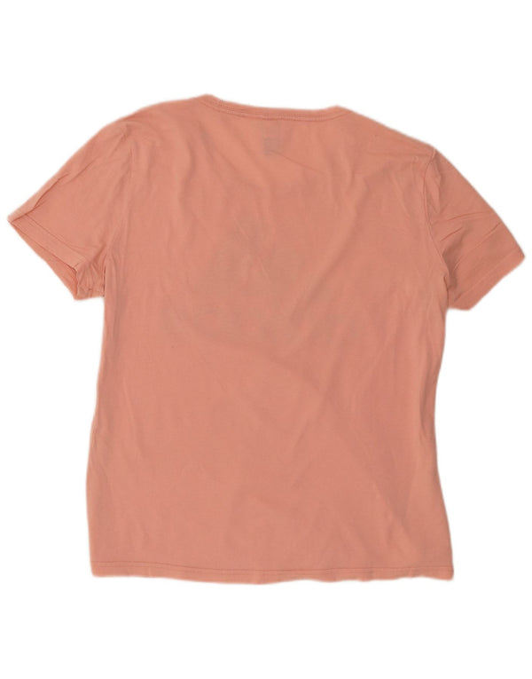 Adidas - Camiseta gráfica para mujer, talla 40, color naranja mediano