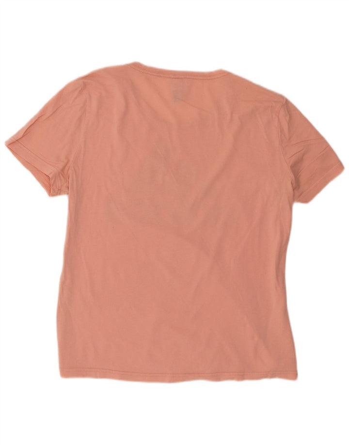 Adidas - Camiseta gráfica para mujer, talla 40, color naranja mediano