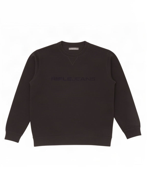 Rifle Sudadera Gráfica Hombre Jumper XL Negro
