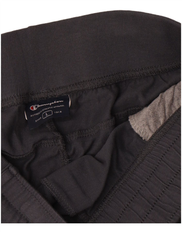 Champion Pantalones De Chándal Para Hombre Joggers Large Gris