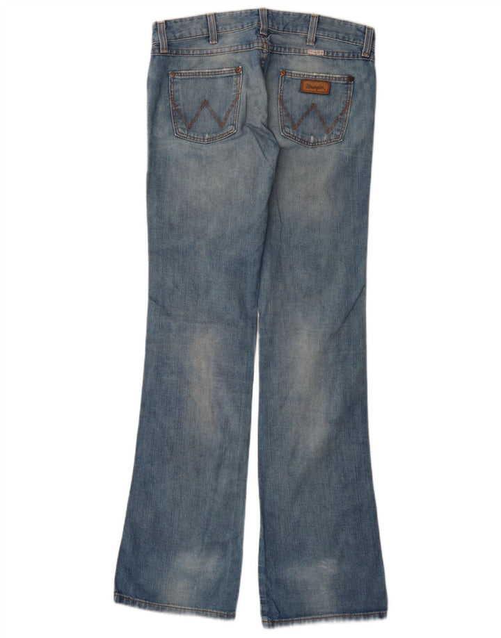 Vaqueros Wrangler Megan Desgastados Para Mujer W28 L34 Algodón Azul