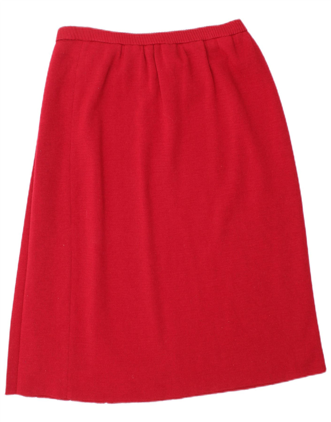 Falda evasé VINTAGE para mujer W30 Poliamida roja mediana