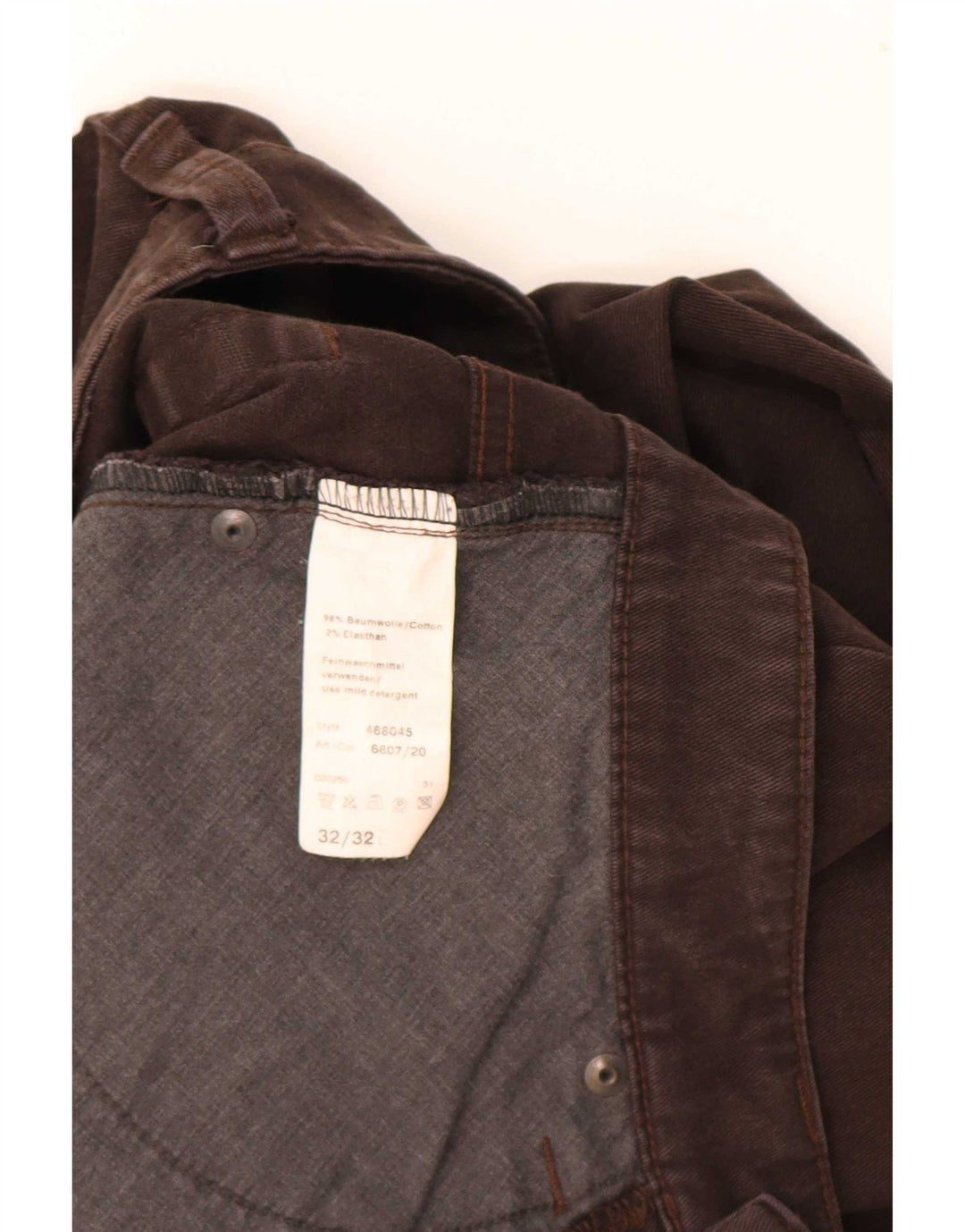 Vaqueros cónicos para hombre Camel Active W31 L31 Algodón marrón