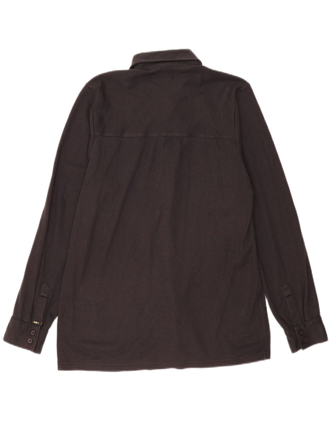 LEE Camisa Hombre Grande Poliéster Negro