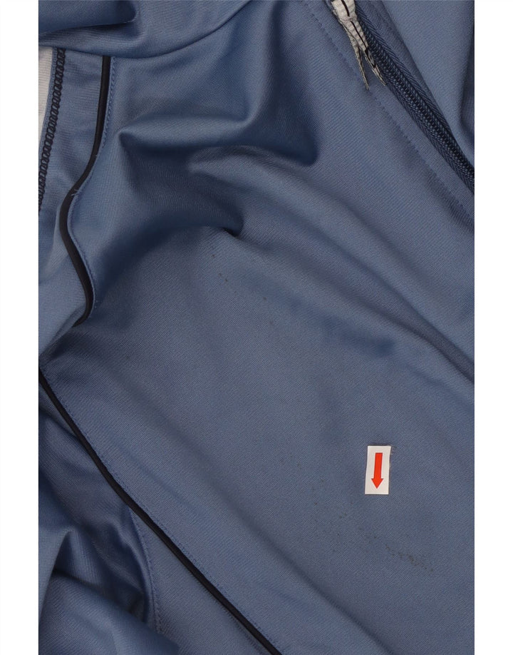 LOTTO Chaqueta superior de chándal para hombre Poliéster color block azul grande