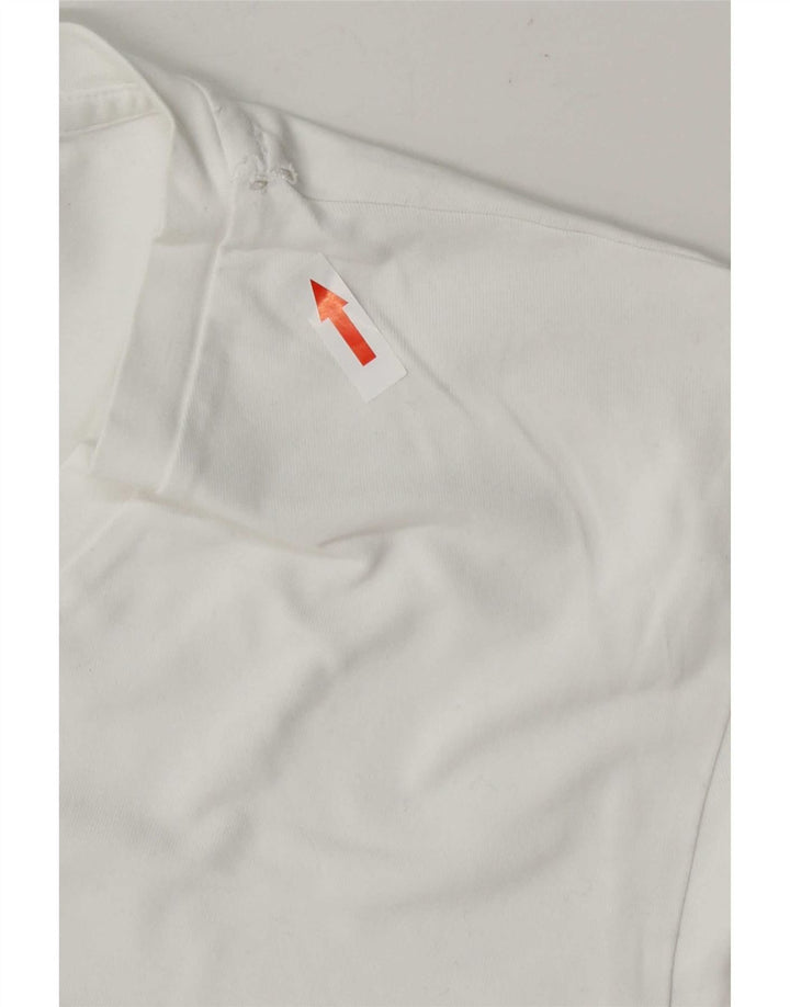Hugo Boss Hombre Camiseta Top XL Blanco Algodón