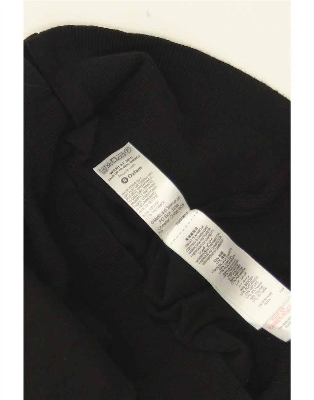 Marks & Spencer - Cárdigan para mujer, talla 40, viscosa negra mediana