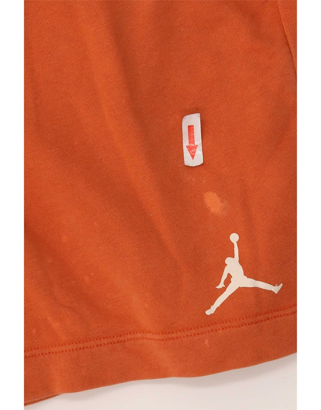 Jordan - Pantalones cortos deportivos con gráficos para hombre (algodón naranja pequeño)
