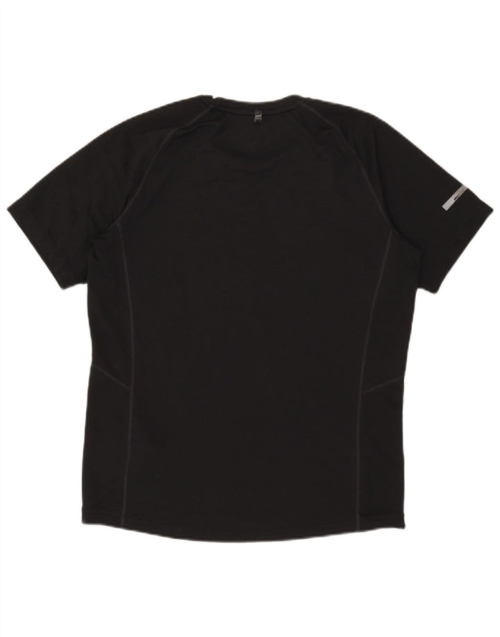 Camiseta Nike Dri Fit para hombre Top poliéster negro mediano