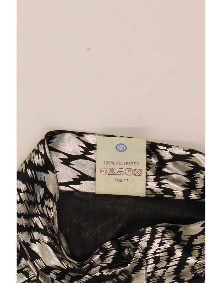 Blusa Camisa Mujer Yessica EU 44 XL Plata Estampado Animal Poliéster