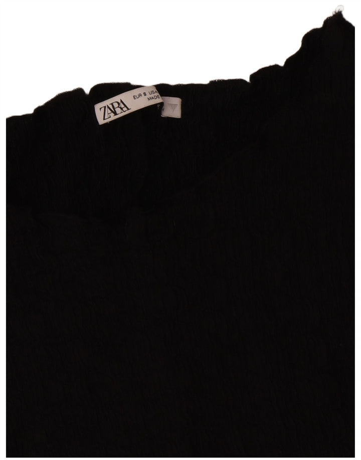 Zara Mujer Vestido Tubo Reino Unido 8 Pequeño Negro