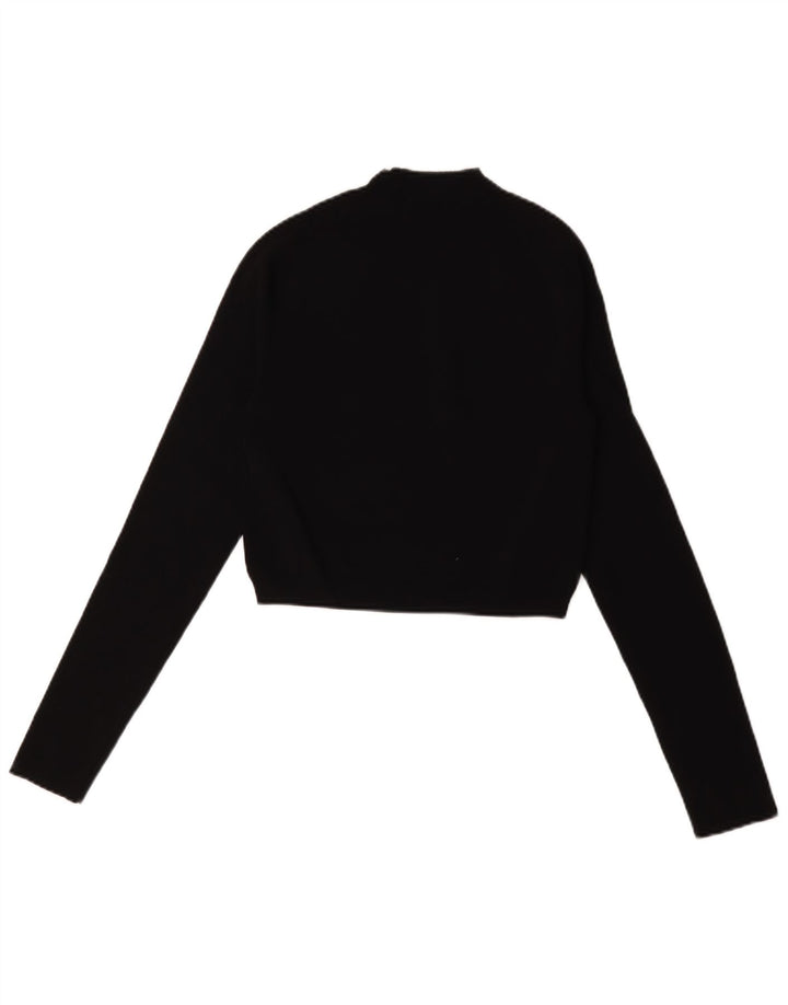 Cos - Jersey para mujer con cuello de tortuga, talla S, color negro, poliamida