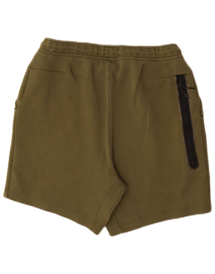 Nike - Pantalones cortos deportivos para hombre, talla grande, color caqui, algodón