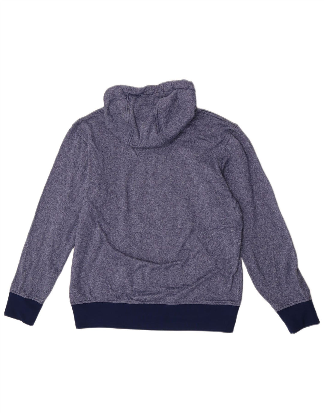 Adidas - Sudadera con capucha para mujer (talla 40), poliéster moteado en azul medio