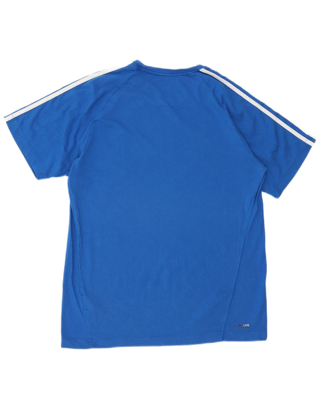 ADIDAS Hombre Clima 365 Camiseta Top Algodón Azul Medio
