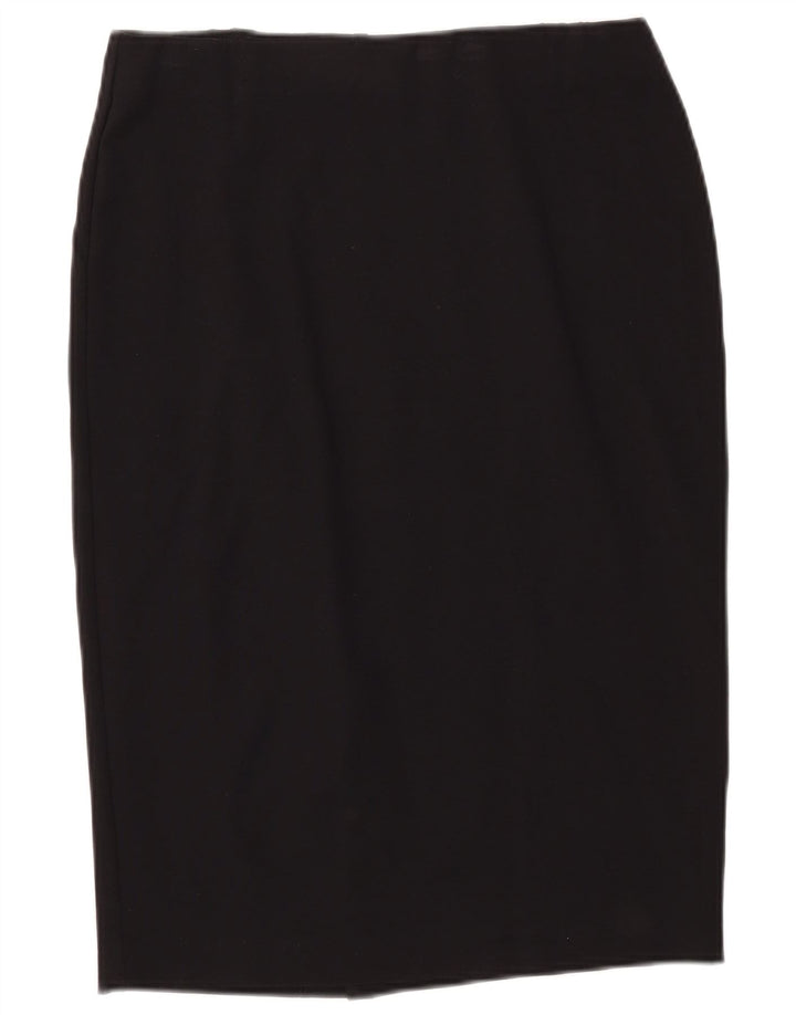 Marks & Spencer Falda lápiz para mujer UK 42 Medium W34 Viscosa negra