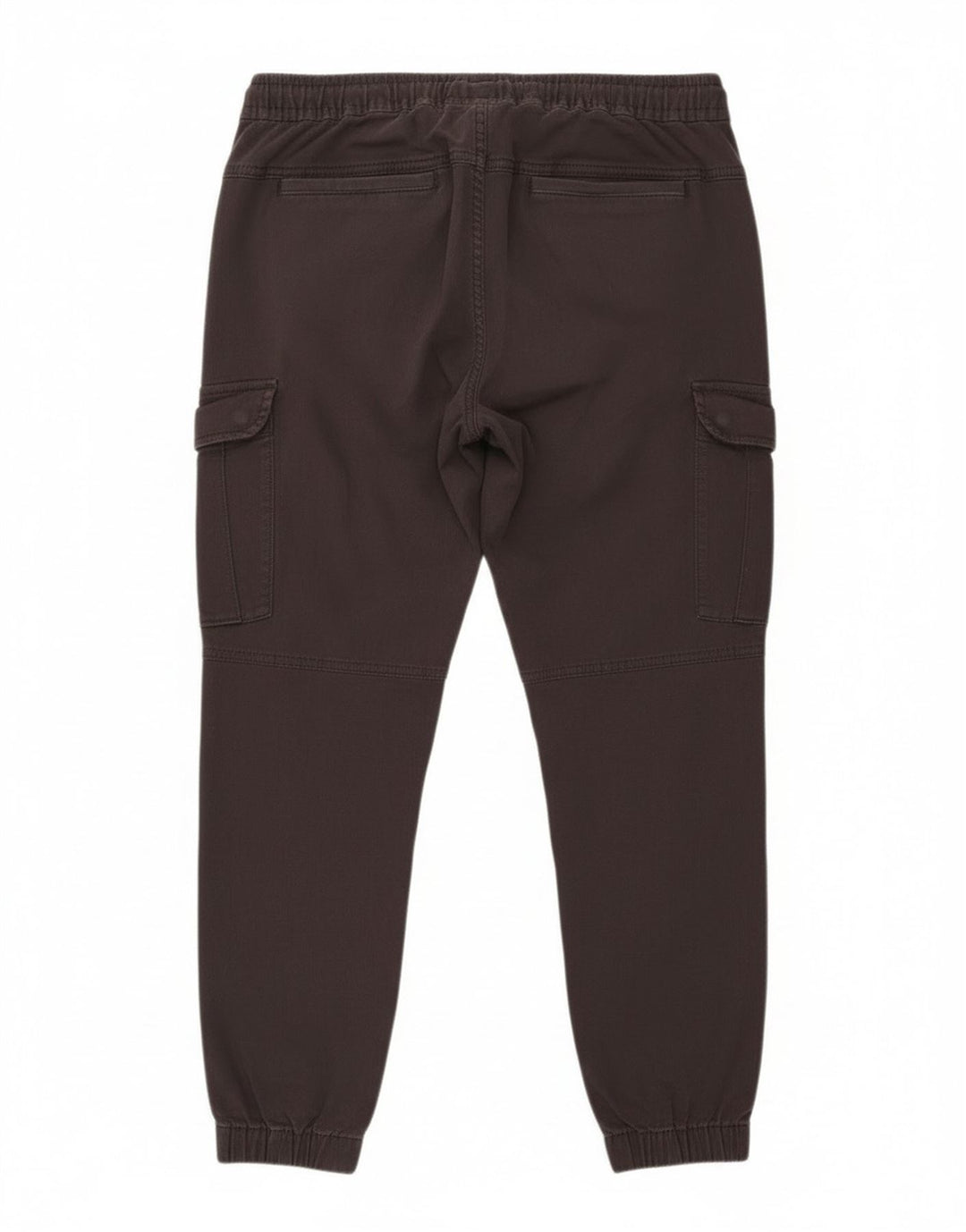 Zara Mens Joggers Cargo Pantalones EU 42 Grande W32 L28 Algodón Negro