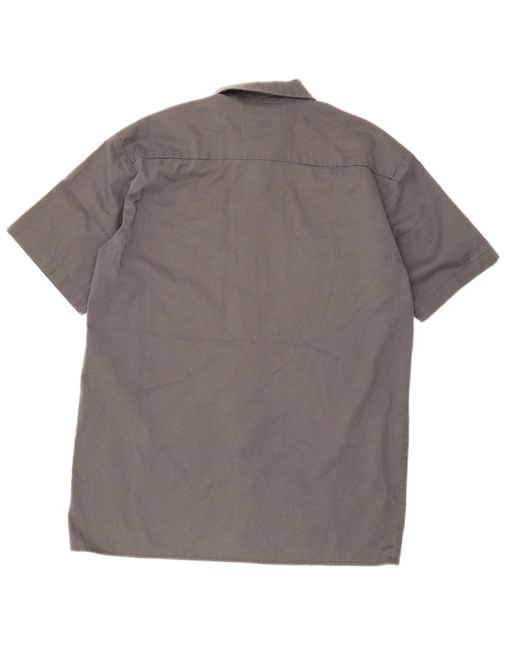 Camisa Dickies Hombre Manga Corta Gris Medio