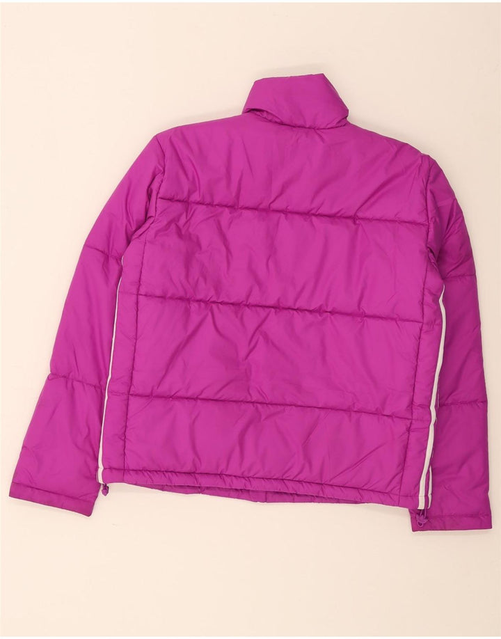 Adidas Chaqueta acolchada extragrande para mujer UK 10 Small Púrpura Poliéster