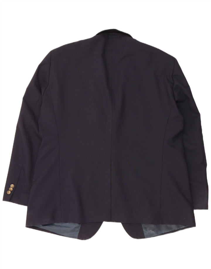 Dockers Chaqueta tipo blazer de 2 botones para hombre IT 50 Large Poliéster azul marino