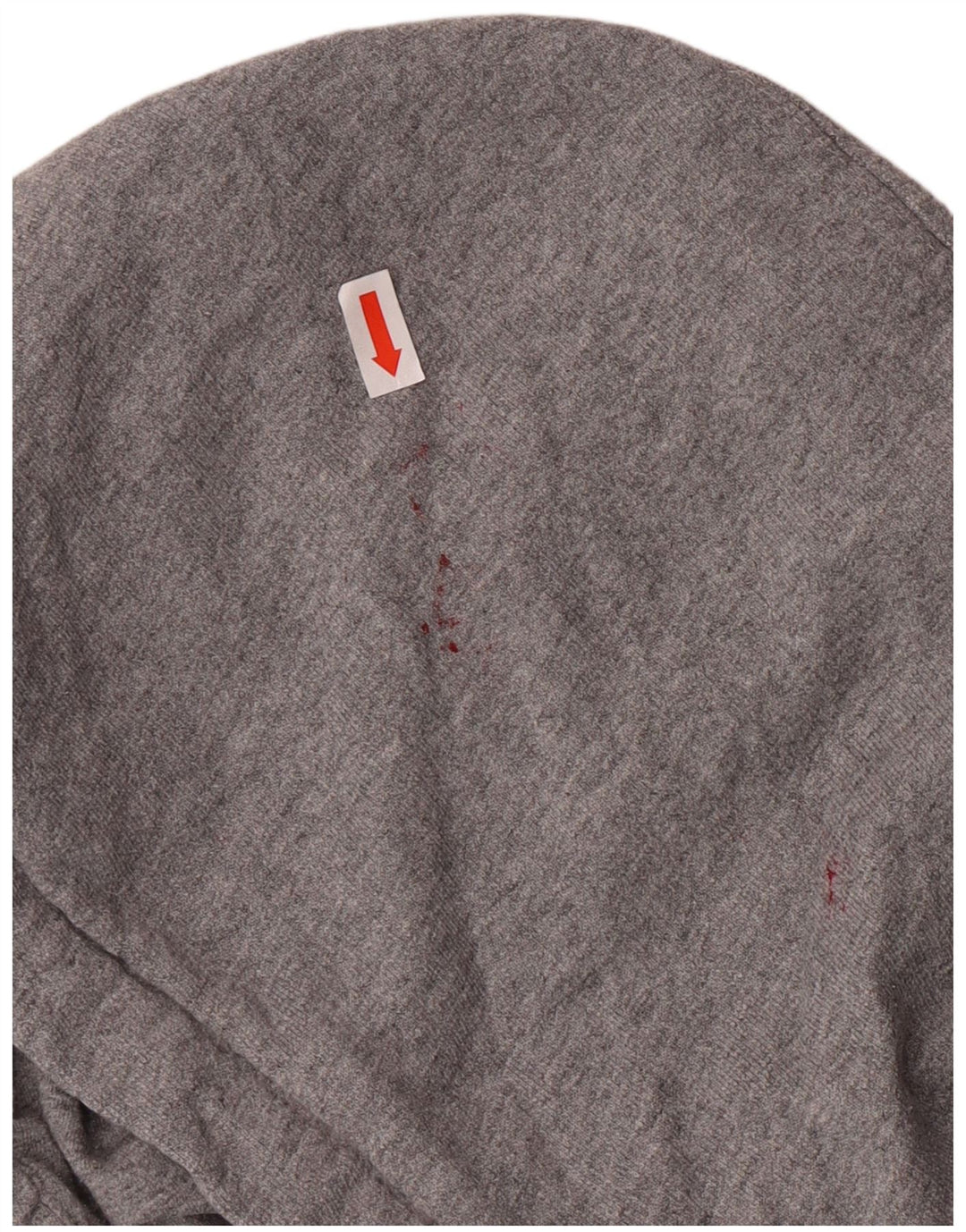 Vans Sudadera con capucha y cremallera gráfica para hombre, talla pequeña, algodón gris