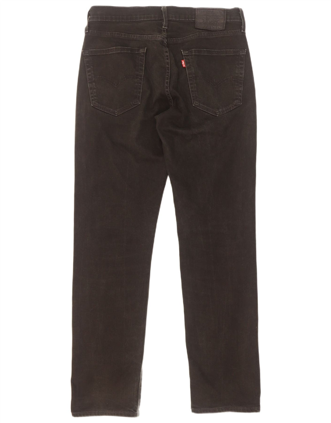 Vaqueros rectos Levi's para hombre W30 L32 Algodón negro