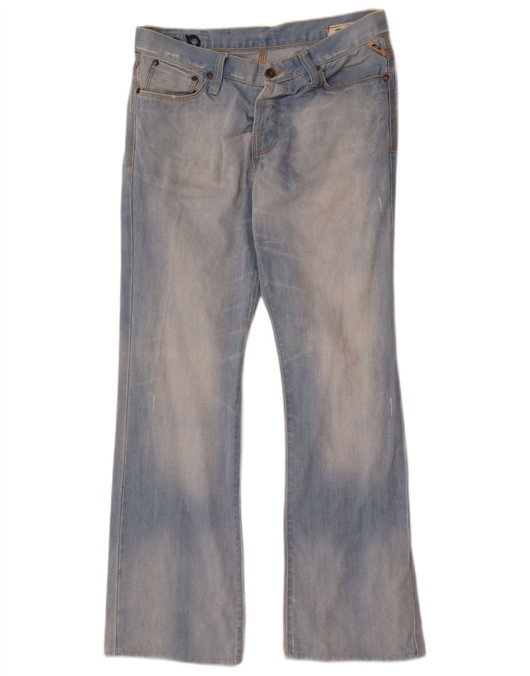 Jack & Jones Vaqueros Bootcut desgastados para hombre W33 L32 Algodón azul