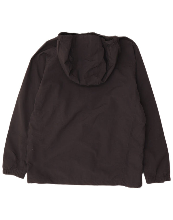 Berghaus Chubasquero con capucha para niño 12-13 años Negro Poliéster