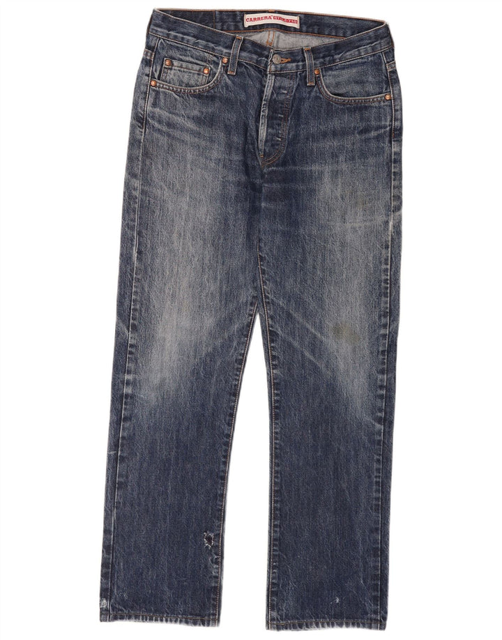 Vaqueros rectos para hombre Carrera W33 L28 Algodón azul