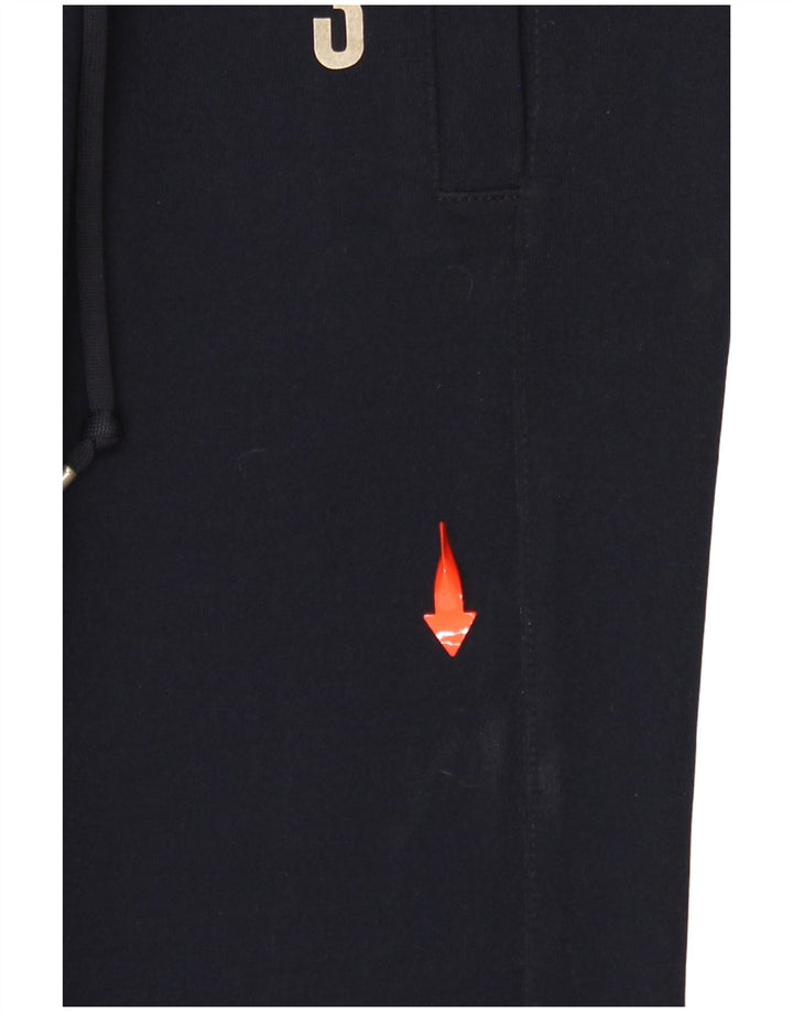 VINTAGE Pantalones de chándal para mujer Reino Unido 14 Poliamida azul marino medio