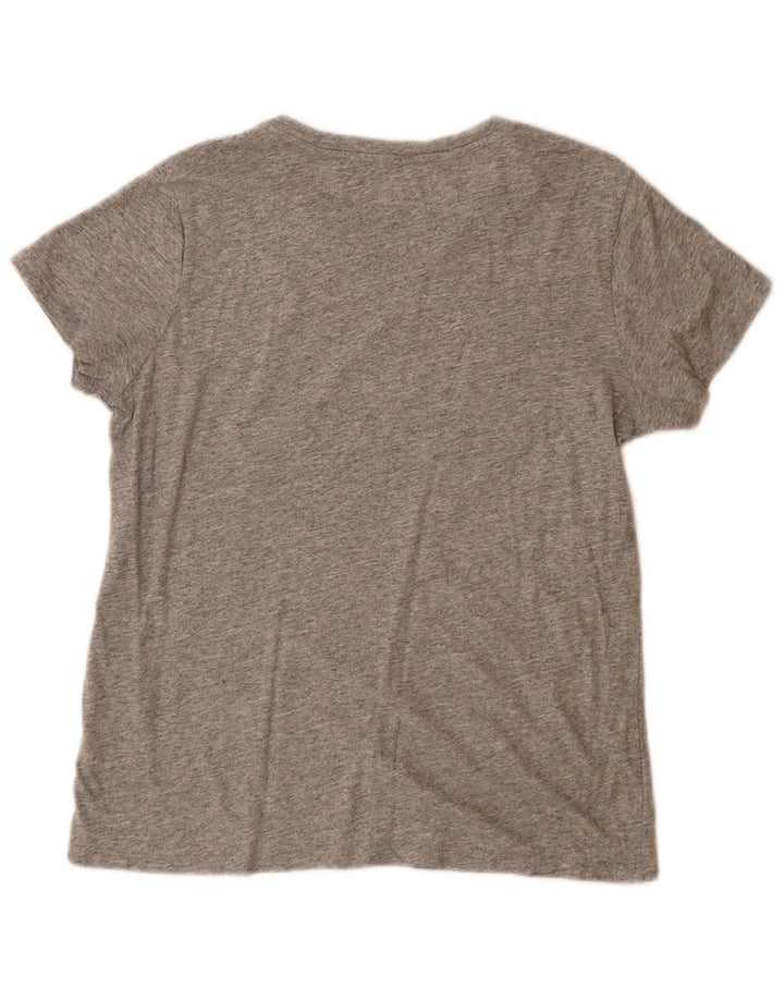 Levi's Camiseta gráfica para mujer Top UK 44 Algodón gris grande