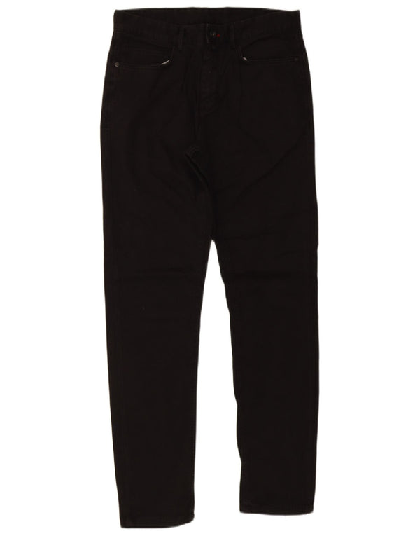 Zara Mens Skinny Casual Pantalones EU 40 Medium W31 L31 Algodón Negro